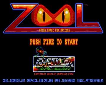 Zool - Ninja of the 'Nth' Dimension (AGA)_Disk1 screen shot title